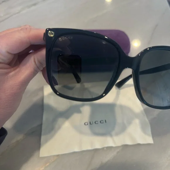 Gucci 57mm Gradient Sunglasses - Picture 4 of 11